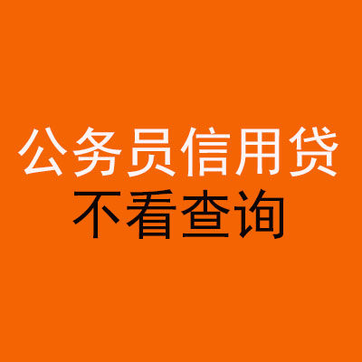 无为公务员信用贷款